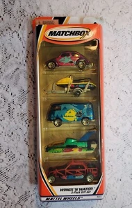 Vintage 2000 Matchbox set of 5 - Wings and Water Volkswagen Beetle Bug - Picture 1 of 5