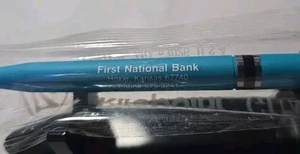 VTG NOS Ballpoint Pen. First National Bank Hoxie Kansas - Picture 1 of 2