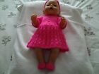 Hand Knitted Dolls Clothes For A 17 " Baby Born Doll Or Similar Size