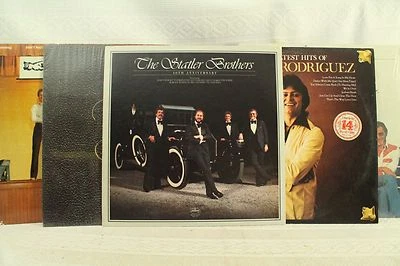  lot lp records The Statler Brothers the legend goes on Bible Johnny Rodriguez  - Image 1 of 4