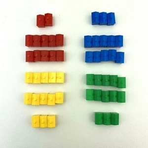 Shrek 2 Monopoly Jr. Replacement Parts Pieces Hotels Houses 51 Pieces Multicolor - Picture 1 of 3