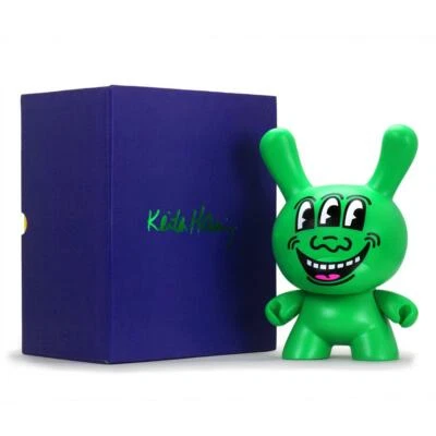 Kidrobot Keith Haring Masterpiece 8inch Dunny Three Eyed Face  - Image 1 of 3