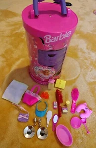 Barbie Accessory Case With Accessories Vintage - Picture 1 of 23