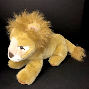 Vintage PBC International Plush Stuffed Animal Lion Large 22 inches Long - Picture 1 of 7
