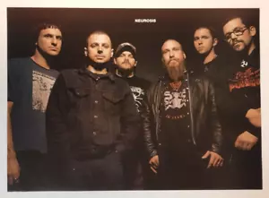 NEUROSIS ~ Fantastische Gruppenaufnahme der Band Vintage-Bild ~ Magazinseite PINUP - Bild 1 von 1