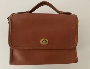 COACH brown leather crossbody bag | Leder Tasche braun guter Zustand! - Bild 1 von 9