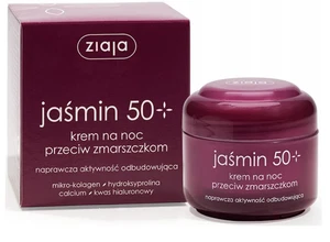 ZIAJA JASMIN 50+ ANTI-FALTEN NACHTCREME COLLAGEN HYALURONSÄURE CALCIUM 50ml - Bild 1 von 1