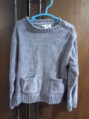 Jessica Simpson Sweater with Button Shoulder and Front Pockets - Image 1 of 4