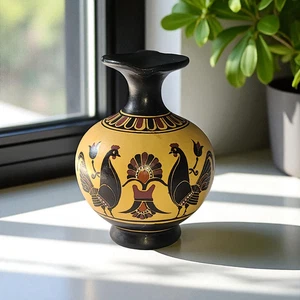 Vintage Ewer Hydria Greek Cambridge Museum Art Hand Painted D. Vassilopoulos 273 - Picture 1 of 6