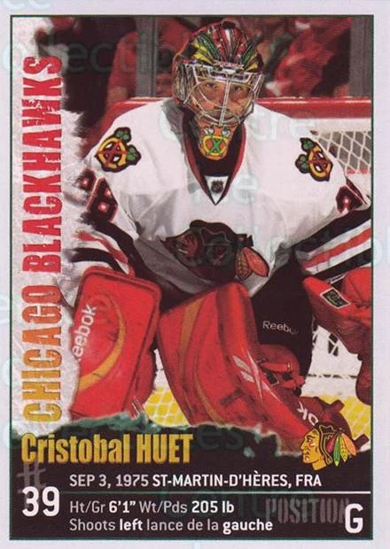 2009-10 Panini Stickers #182 Cristobal Huet - Image 1 of 1