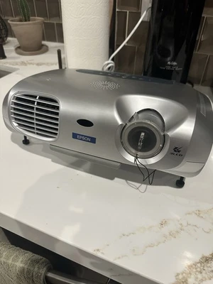 Epson PowerLite S1+ EMP-S1H LCD Projector HD 1080i W/341 Used Lamp Hours - Image 1 of 4