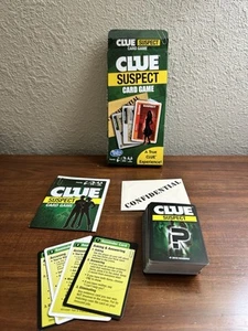 Hasbro CLUE SUSPECT CARD GAME Family Fun Complete Cards! 2021 Free Shipping - Picture 1 of 3