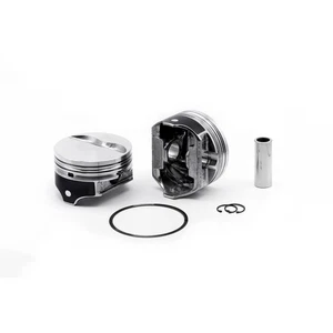 Piston and Rings Kit Claimer 4.060 in. -5.00 cc Flat Top for 1958-2007 Chevy 350 - Picture 1 of 2