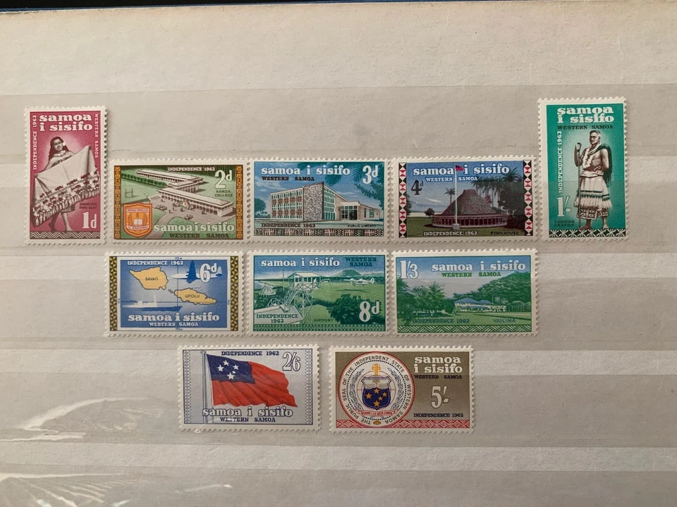 SAMOA 1962 INDEPENDENCE 10v MLH MINT SG239/48 - Image 1 of 1