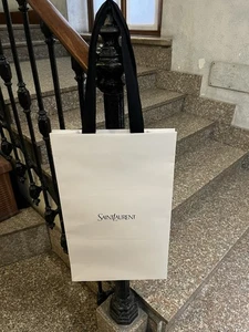 Saint Laurent YSL Sacchetto Carta Shopping Bag 52 X 32 X 15 Cm - Foto 1 di 15