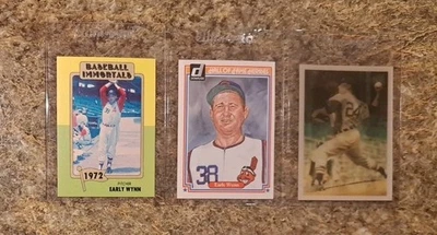 (3) Early Wynn 1983 TCMA Immortals Card Donruss Heroes 1986 Sportflics HOF Sox - Image 1 of 4