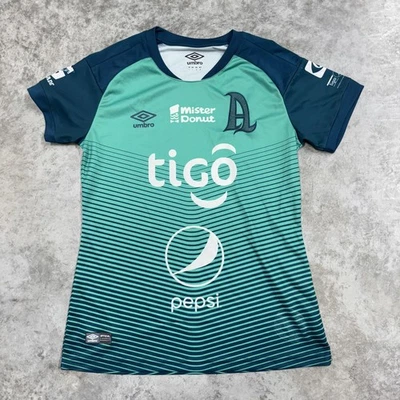 Camiseta Alianza FC Mujer Mediana Verde Azul Fútbol Tigo Pepsi Patrocinador Kit Foto 1 de 4