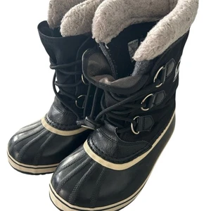 Sorel Kinder Yoot PAC schwarz wasserdichte Winterstiefel - Bild 1 von 5