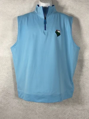 Chaleco Footjoy FJ Approach para Hombres Grande Azul 1/4 Cremallera Absorbe Humedad Nuevo Foto 1 de 4