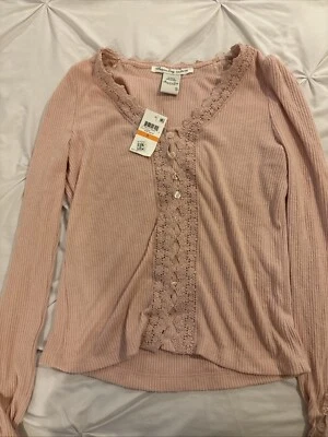 Suéter American Rag CIE rosa para mujer pequeño Foto 1 de 2