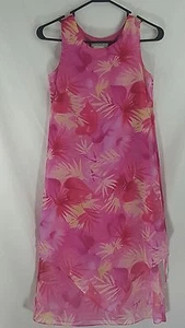 LA Conduct Dress Pink Floral Size 10 Girls L.A Sundress - Picture 1 of 5