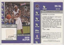 2005-06 Topps Bazooka Blog Squad Rafer Alston #BBS-RAL