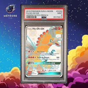 Carte Pokemon Ho-oh GX SV50/SV94 PSA 9 Déstinées Occultes Soleil & Lune FR - Picture 1 of 2
