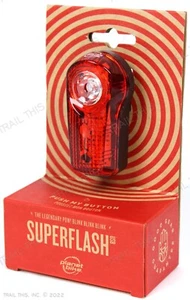 Planet Bike Superflash USB-Rechargeable Bike Tail Light Seat Post or Stay Mount - Picture 1 of 3