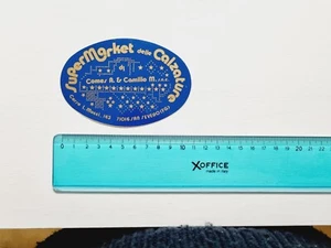 ADESIVO SUPERMARKET CALZATURE SAN SEVERO STICKER AUTOCOLANT VINTAGE 80s ORIGINAL - Foto 1 di 1