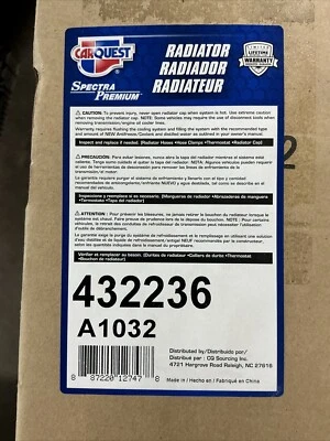 NUEVO radiador de aluminio 1032 apto para Oldsmobile Cutlass Calais 1990-1991 2,3 L4 Foto 1 de 2