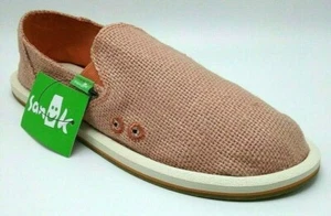 Sanuk Donna Cruz Women's Sidewalk Surfers Woven Textile Carnelian US 8, 9, 10 - Picture 1 of 12