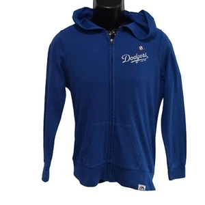 Majestic Fan Fashion Women's LA Dodgers Hoodie Blue Size Large Full Zip - Picture 1 of 13
