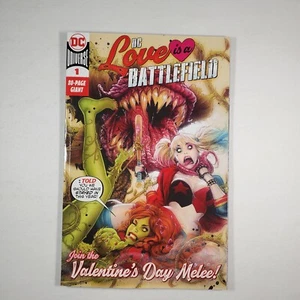 DC Comics Love is a Battlefield #1 fast neuwertig 80 Seiten Riese Harley Quinn Poison Ivy - Bild 1 von 8