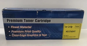 1 PK Nd3760HY Yellow Toner Fit Dell C3760dn C3760n C3765 C3765dnf - Picture 1 of 2