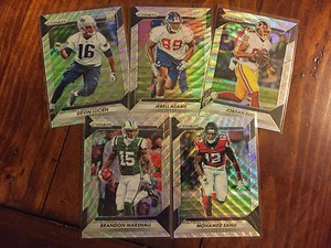 2016 Panini Prizm PRIZMS BLUE WAVE Parallel Football Cards - Complete Your Set! - Picture 1 of 1