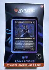 2 Magic: The Gathering Starter Commander Deck Grave Danger (Blue-Black) Sealed