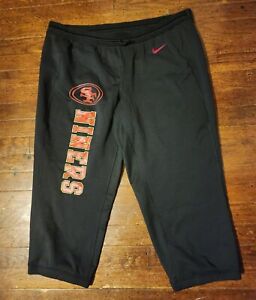 San Francisco 49ers Nike NFL  Dri-Fit 3/4 Length Men's Sweatpants Used Sz XL
