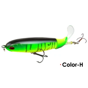 Whopper Plopper Topwater Floating Fishing Lures Rotating Tail for Bass Pike🐟H - Picture 1 of 14