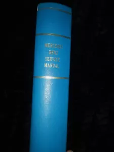 Mercedes Benz Service Repair Manual all Cars 1959-1967 Custom Bound Hardback - Picture 1 of 4