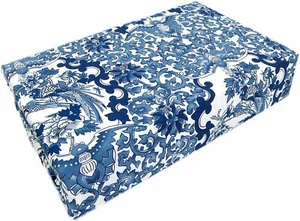 Ralph Lauren Porcelain Blue Paisley King Duvet / Comforter Cover 3 pc Set - Picture 1 of 7