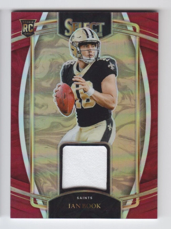 2021 PANINI SELECT IAN BOOK RC JERSEY RED PRIZM ROOKIE SWATCHES RSW-IBO Saints - Image 1 of 1