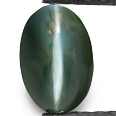 Ojo de Gato Alejandrita India Certificado IGI 1.30 Cts Natural Sin Tratar Ovalado Foto 1 de 2