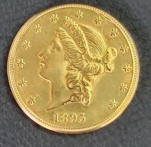 AUDEMARS PIGUET RARE 1895 S US $20.00 Gold Coin Pocket / Desk Watch 22K Gold WOW - Picture 1 of 10