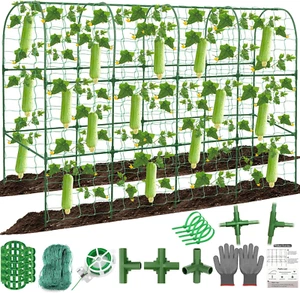 67 X 50 Cucumber Trellis for Raised Bed, U-Shape Metal Large Garden Trellis for - Picture 1 of 12