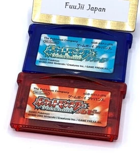 Pokemon Ruby Sapphire set Nintendo Gameboy Advance GBA Japanese Lot Cleaned - Picture 1 of 14