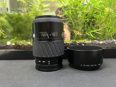 Minolta Maxxum AF Zoom 70-210mm 1:3.5(22)-4.5 Lens Minolta A Mount Film Tested - Image 1 of 4