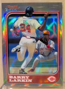 Primer refractor Bowman 1997 cromo plata Barry Larkin patio raro paralelo - Imagen 1 de 2