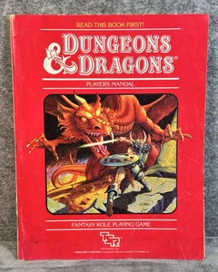 Dungeons & Dragons Players Manual Paperback Book 1st Printing 1983, TSR - Picture 1 of 9
