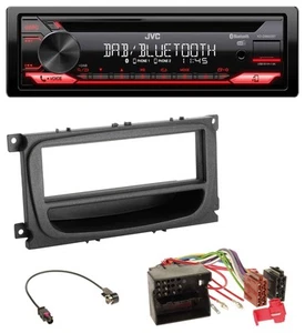 JVC CD DAB USB Bluetooth MP3 Autoradio für Ford C-Max Focus Galaxy ab 2007 Ablag - Bild 1 von 8