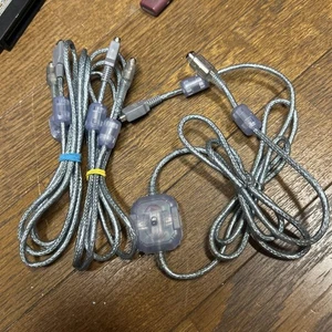 Game Boy Advance & Color Communication Cables 3pcs Nintendo Compatible Retro - Picture 1 of 3